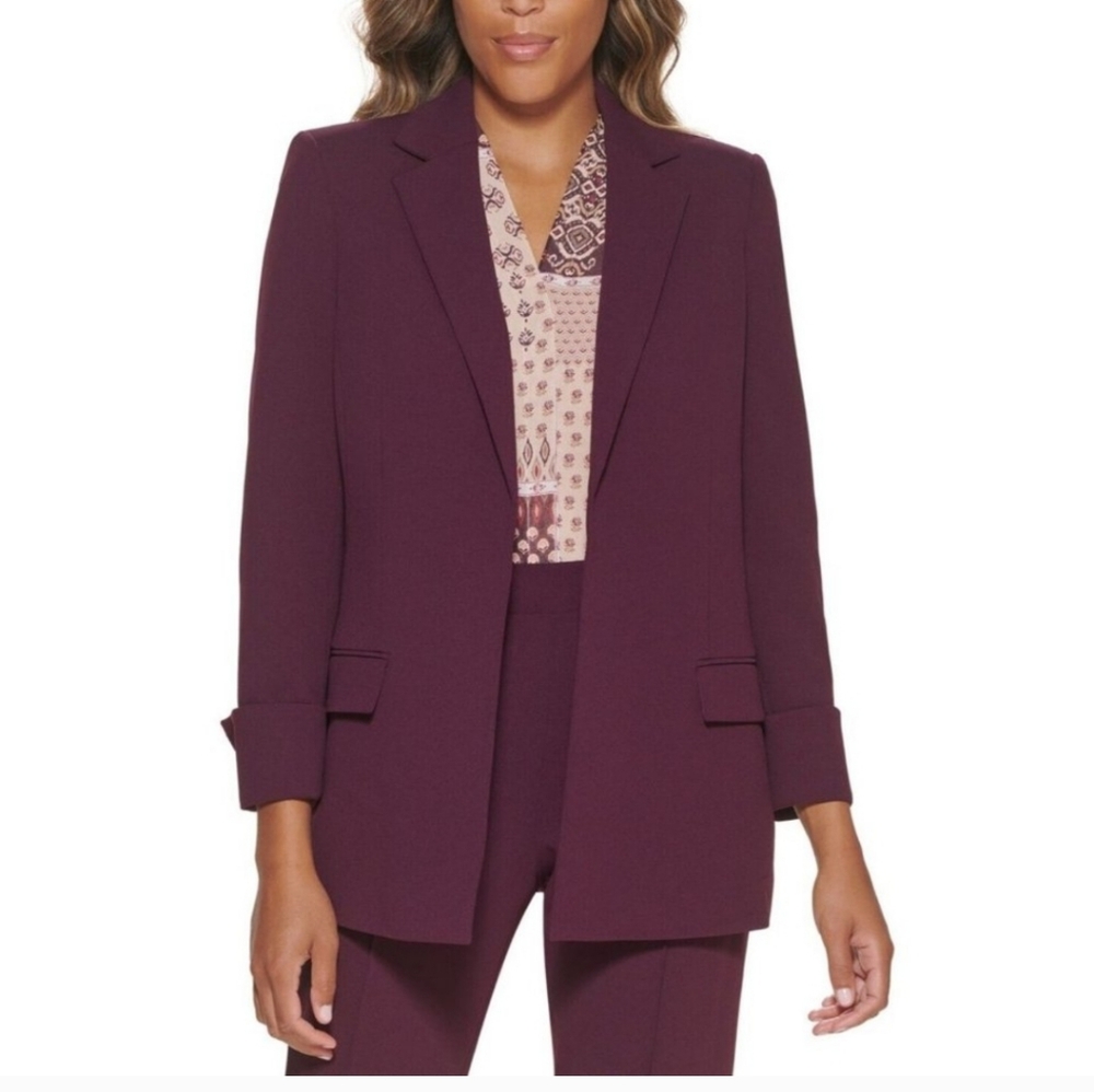 Calvin Klein Aubergine Suit